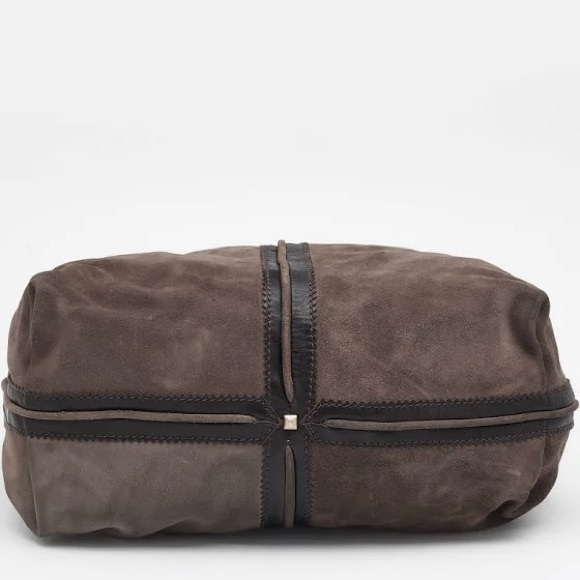 Jimmy Choo Brown Suede Hobo Bag Pristine OS - Picture 7 of 9